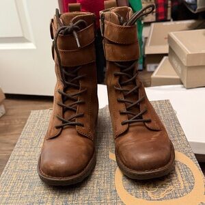 Nordstrom Tan Lace Up Boots